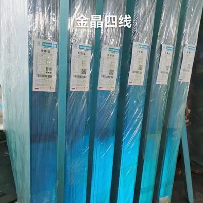 Clear Glass Low Iron Laminated Glass Mirror Reeded