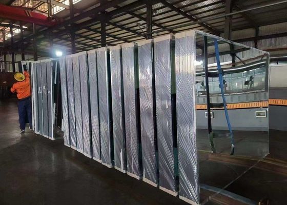 Long Lasting Colored Mirror Glass Sheets With Red Back Paint Alumnium